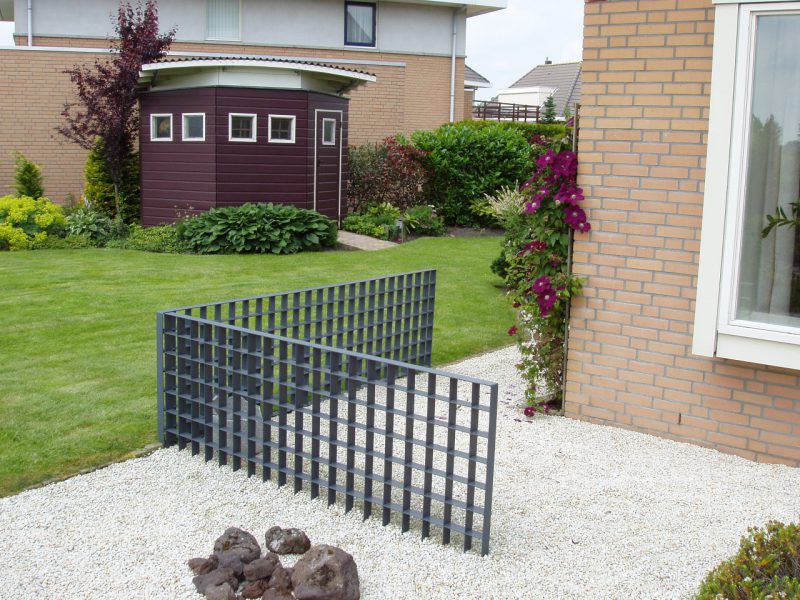 Rooster in tuin